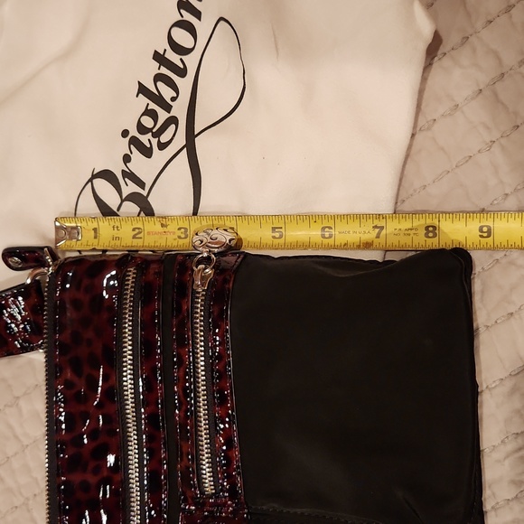 NWOT Stunning Brighton leopard Crossbody Bag, Box & Cloth Dust Cover - Picture 12 of 15